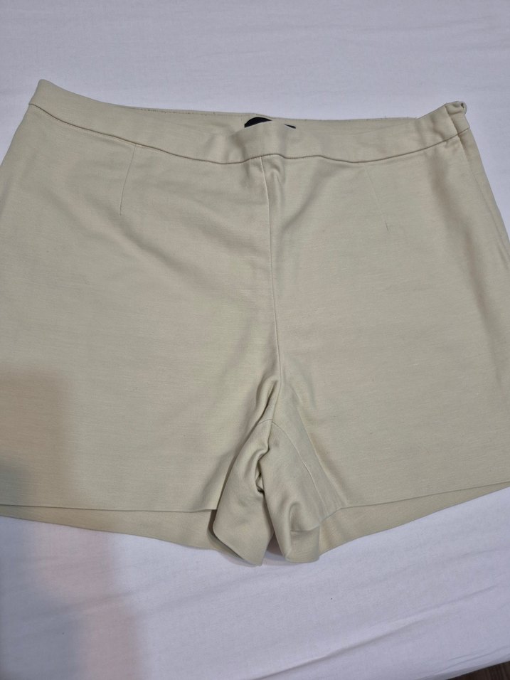 Bej Basic Mini Hamile Şort - Görsel 2