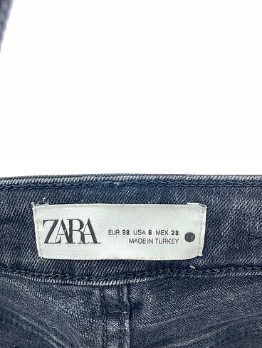38 Beden siyah Renk Zara Jean / Kot %70 İndirimli.