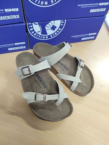 Birkenstock Bej süet