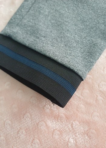 Düğmeli Gri Erkek Eşofman Altı - Görsel 3