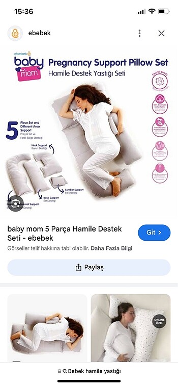 diğer Beden Hamile Destek Yastığı