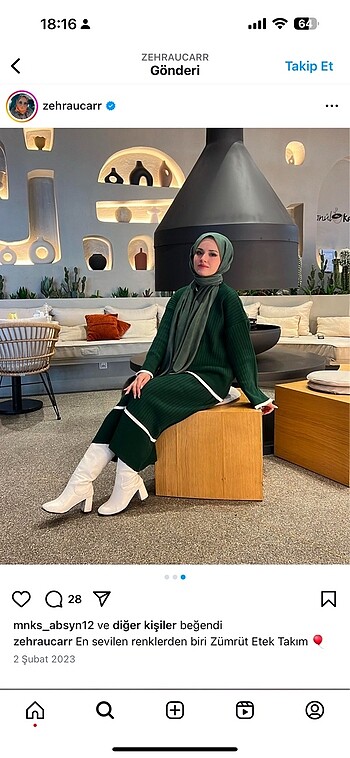 Zara triko takım