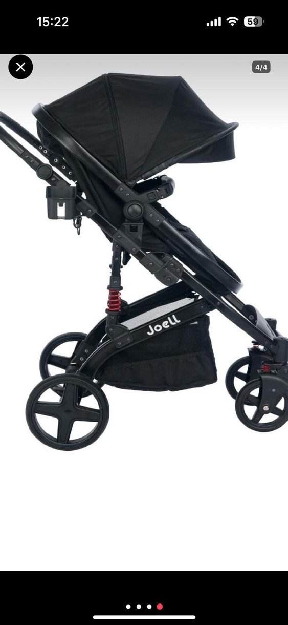 Siyah Joell Bebek Arabası - Görsel 4