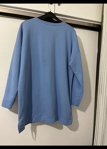 Diğer Kadın Mavi Uzun Kollu Sweatshirt