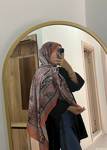 Beden Retro Desenli şal