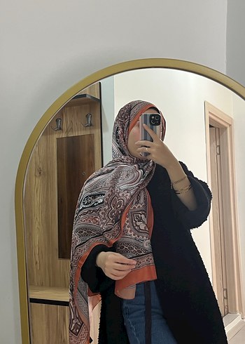 Retro Desenli şal