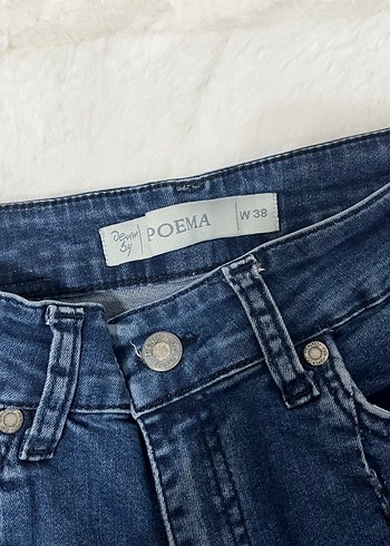 36 Beden mavi Renk Mavi Kadın Denim Jean
