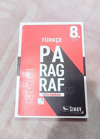 sınav yayınları paragraf kitabı lgs 8. sınıf