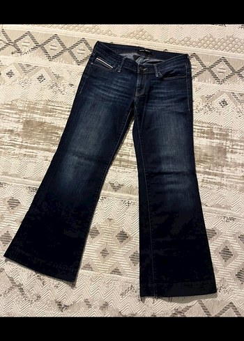 27 Beden lacivert Renk flare jean
