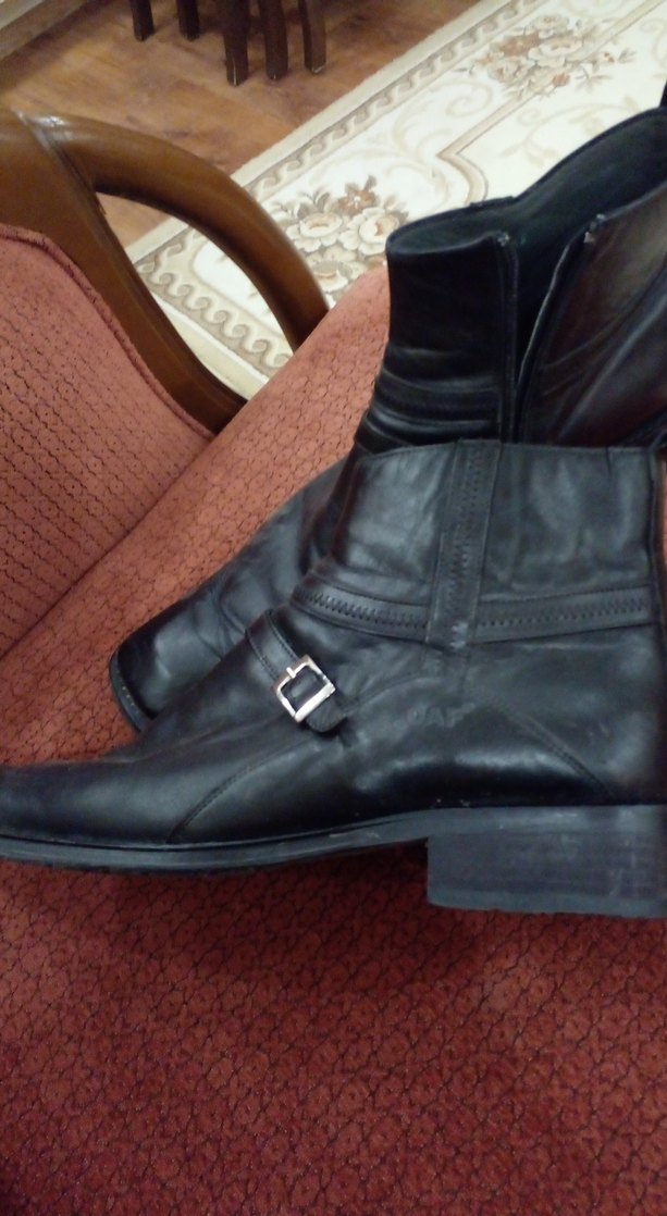 Klasik Erkek Deri Tokalı Bot - Görsel 2