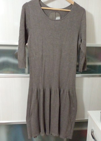 BejUzun Kollu Triko Elbise - Görsel 2