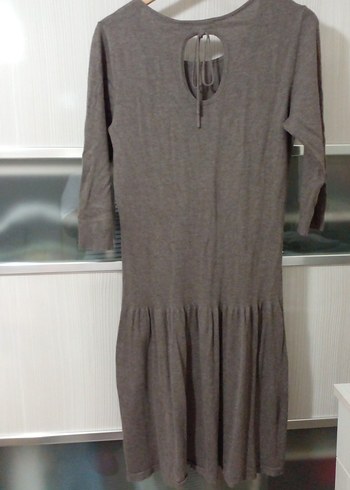 BejUzun Kollu Triko Elbise - Görsel 3