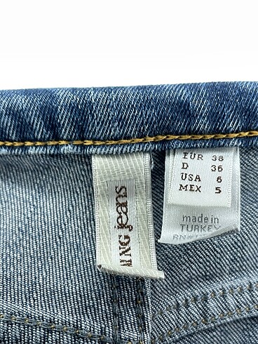 38 Beden mavi Renk Mango Jean / Kot %70 İndirimli.