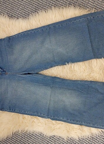 l Beden mavi Renk Koton Jean Pantolon