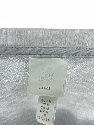 m Beden gri Renk H&M Sweatshirt %70 İndirimli.