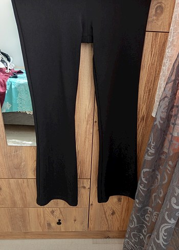 Siyah V Yakalı Hamile Tulum - Görsel 2