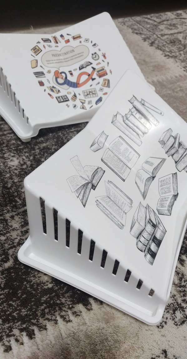 Kitapları için Taşınabilir Kitap Sehpası - Görsel 2