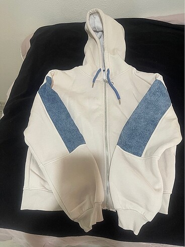 Kadın fermuarlı sweatshirt