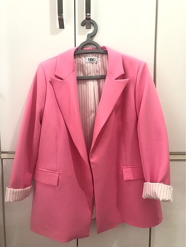 Pembe Blazer Ceket