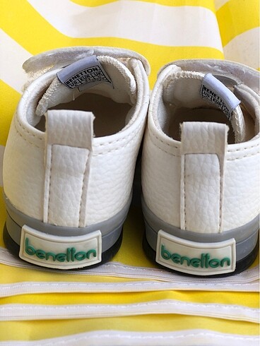 23 Beden beyaz Renk Benetton Çocuk Ayakkabı
