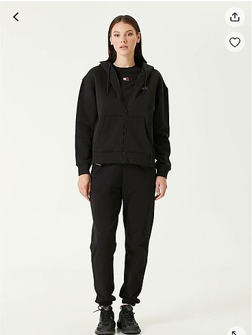 Tommy Hilfiger Tommy Hilfiger Kapüşonlu Fermuarlı Sweatshirt
