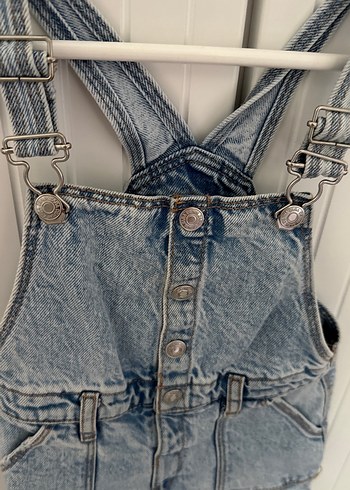 Zara Zara Kız Çocuk Denim Askılı Tulum