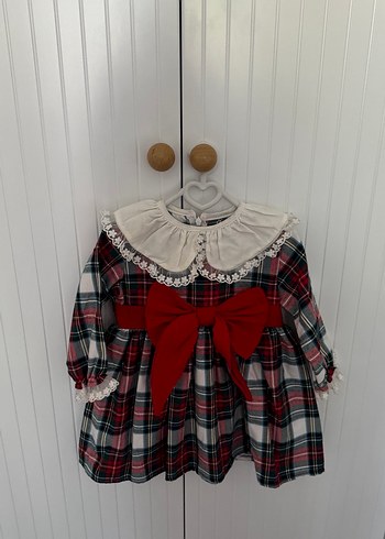 Le mabelle Fiyonk Detaylı Kız Çocuk Uzun Kollu Elbise - Görsel 3