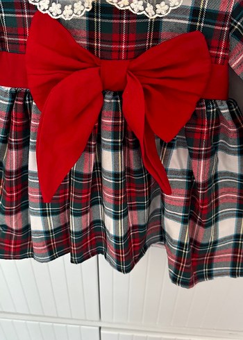 Le mabelle Fiyonk Detaylı Kız Çocuk Uzun Kollu Elbise - Görsel 2