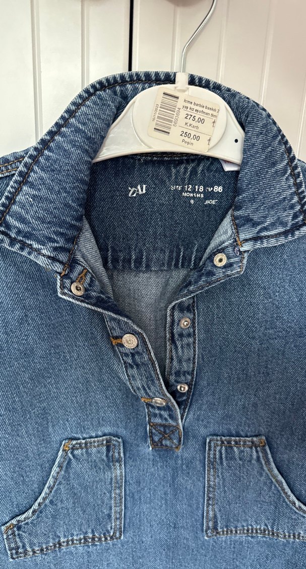 Zara 12/18 ay 86 kız çocuk elbise - Görsel 2