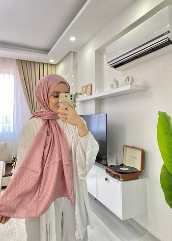 Valorscarf Qoza Pembe Jakar Şal