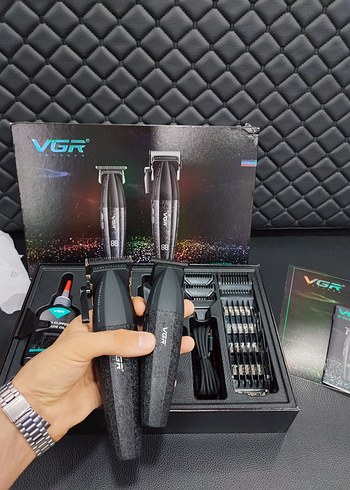 VGR v-640 Siyah Profesyonel Saç ve Sakal Kesme Seti - Görsel 4