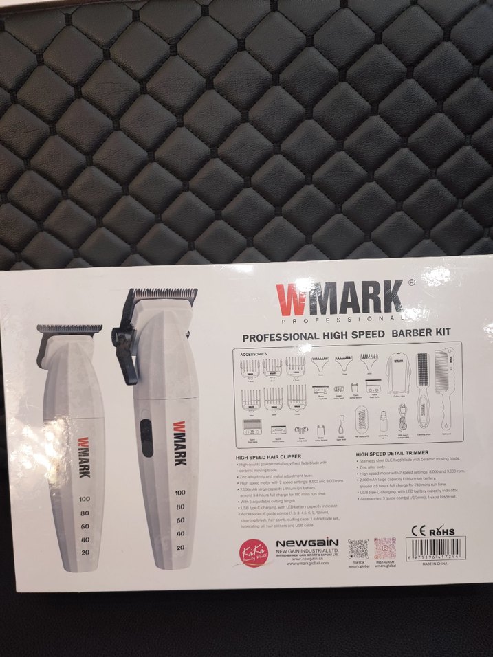 WMARK NG-8632 KİT Specter Hızlı Beyaz Tıraş Makinesi Seti - Görsel 2