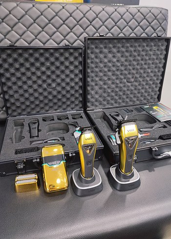 VGR ÜÇLÜ SET ÇANTALI GOLD - Görsel 2