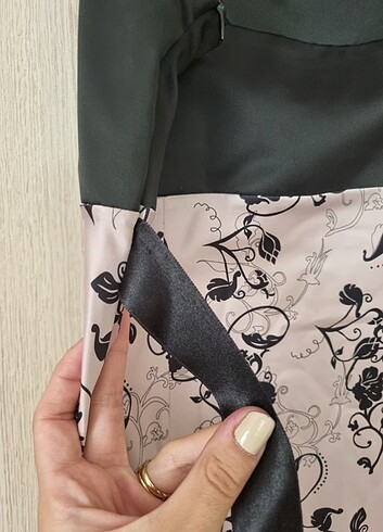m Beden çeşitli Renk Saten elbise