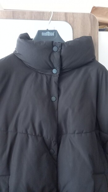 Pull and Bear Pul and Bear Siyah Mont