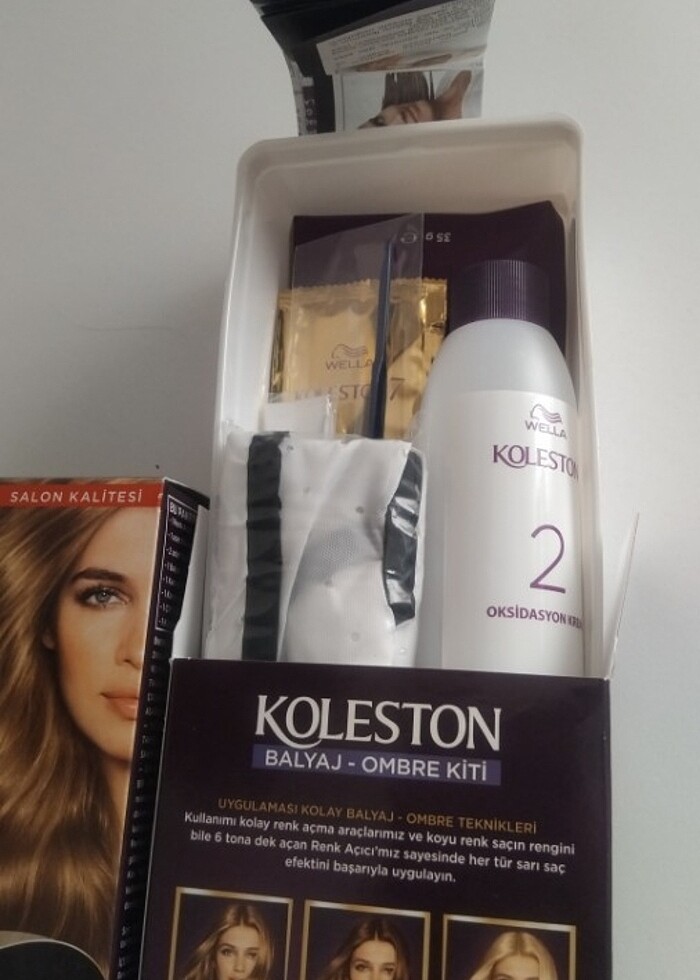 Koleston Saç balyaj ve ombre kiti - Görsel 3
