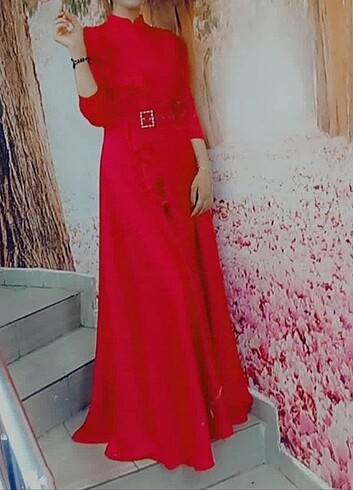 Kırmızı abiye