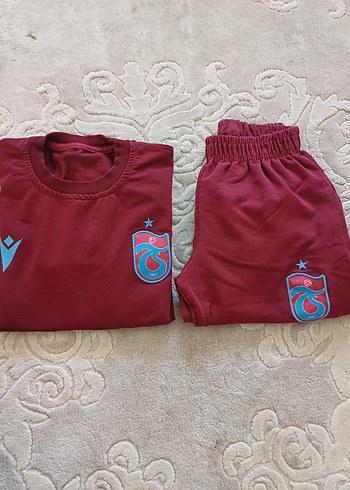 7 Yaş Beden bordo Renk Trabzonspor Erkek Çocuk Eşofman Takımı
