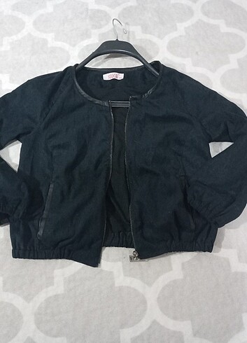 xs Beden siyah Renk Mango crop ceket