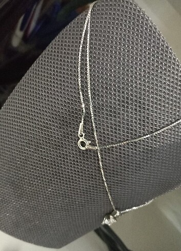So Chic 925 tek taş kolye