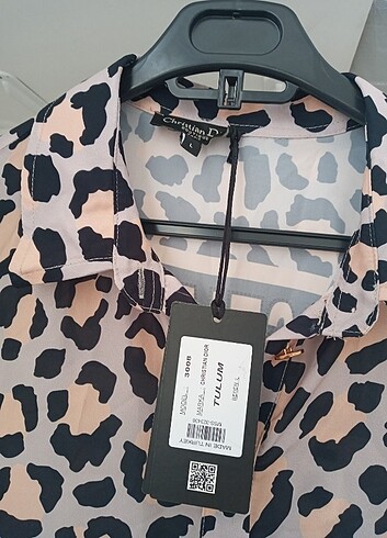 l Beden Christiandior leopar desenli tulum