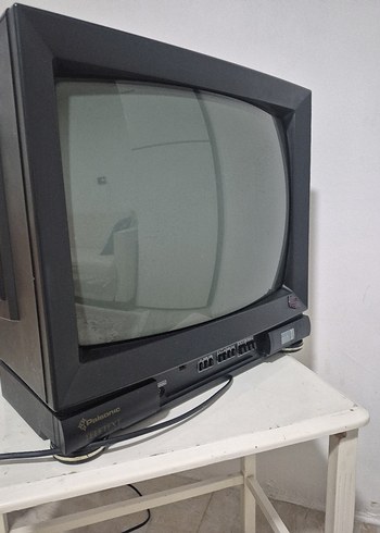 Siyah Panasonic CRT Monitör - Görsel 2