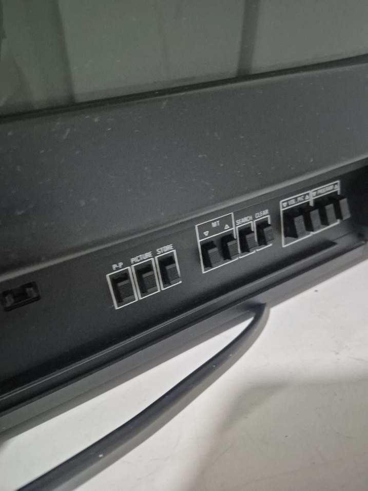 Siyah Panasonic CRT Monitör - Görsel 5