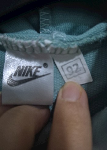 Nike Gri Kapüşonlu Fermuarlı Bebek Tulum