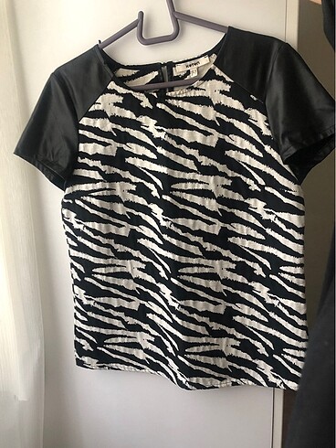 Zebra desenli tişört