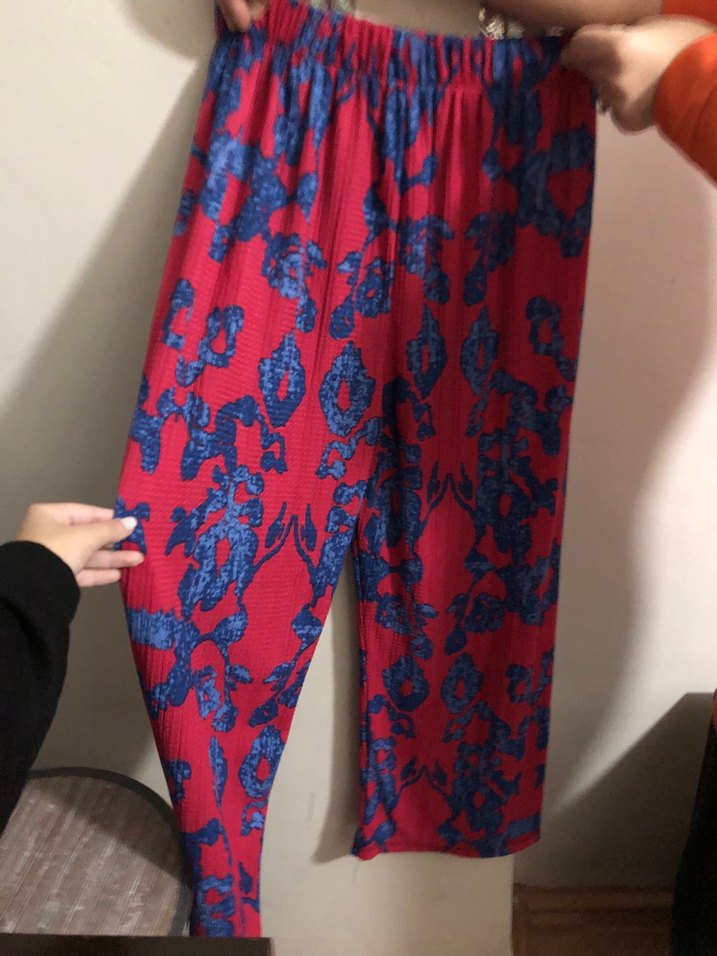 Pembe Batik Desenli Bohem Midi takım - Görsel 3