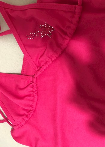 Pembe Parlak Mini Bikini - Görsel 3