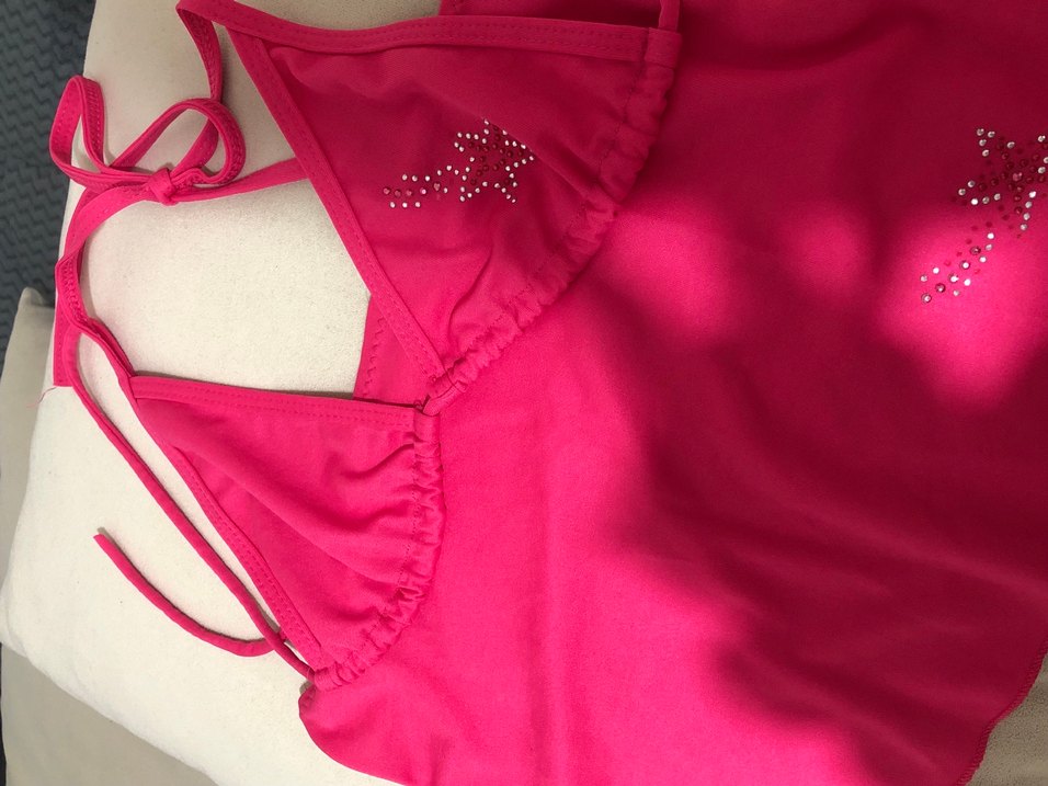 Pembe Parlak Mini Bikini - Görsel 3