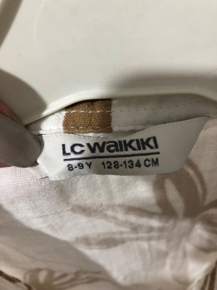 Erkek Kısa Kollu Desenli Keten Gömlek - Görsel 3