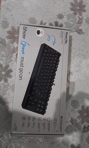 Endorfy thock TKL KLAVYE KEYBOARD - Görsel 2